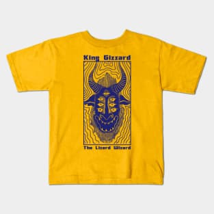 The King Gizard And Wizard Lizard Kids T-Shirt